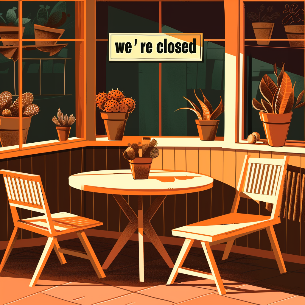 We are closed